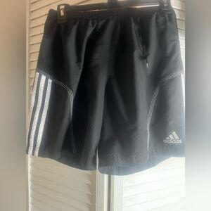 ADIDAS Black and White Climate Response athletic Shorts